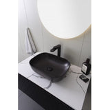 ADP Stadium Above Counter Basin Matte Black TOPCSTA4632MB