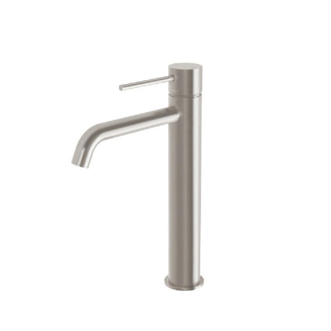 Phoenix Vivid Slimline Vessel Mixer Curved Outlet Brushed Nickel VS7901-40