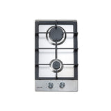 Euro Cooktop 30cm (Gas & LPG) 2 Burner Stainless Steel ECT30GX