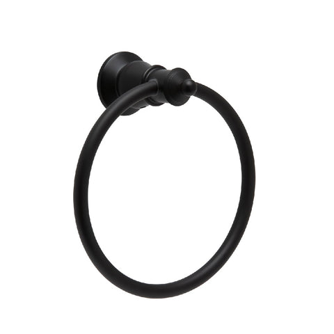 Fienza Lillian Towel Ring Matte Black (4358690930748)