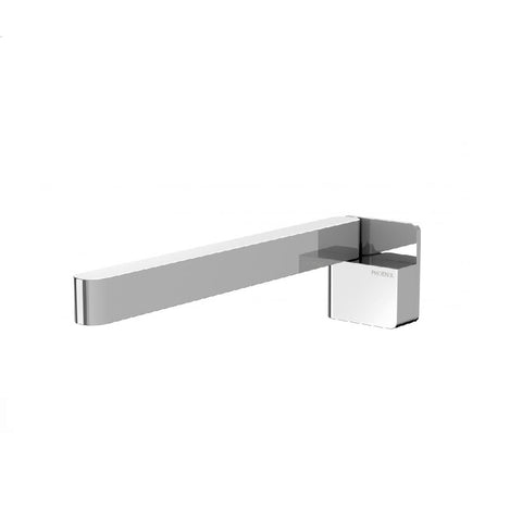 Phoenix Designer Swivel Bath Outlet 230mm Square Chrome (4358682607676)