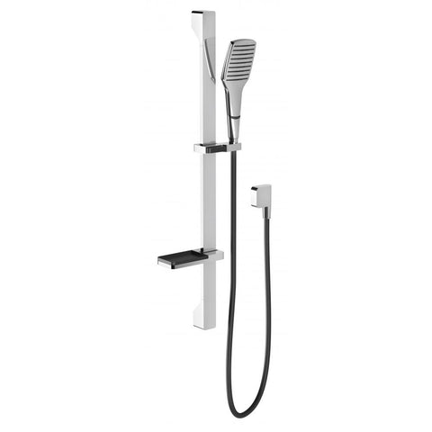 Phoenix NX Cape Rail Shower Chrome/ Matte Black (4358692307004)