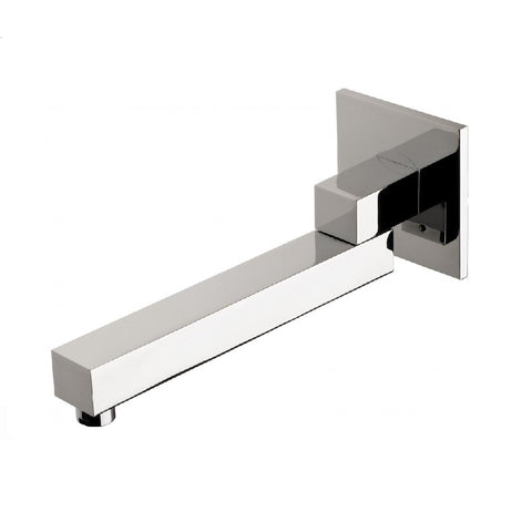Phoenix Swivel Bath Outlet Square 200mm Chrome (4358682935356)