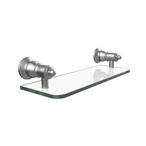 Fienza Lillian Glass Shelf Brushed Nickel (4358690373692)