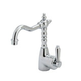 Fienza Eleanor Shepherds Crook Basin Mixer Chrome with Chrome Handle (4358687752252)