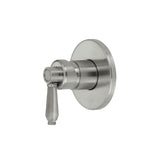 Fienza Eleanor Wall Shower Mixer Brushed Nickel with Brushed Nickel handle (4358688276540)