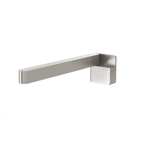 Phoenix Designer Swivel Bath Outlet 230mm Square Brushed Nickel (4358682705980)