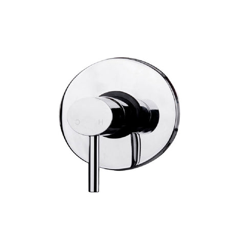 Fienza Ovalie Wall Shower/ Bath Mixer Chrome (4358677135420)