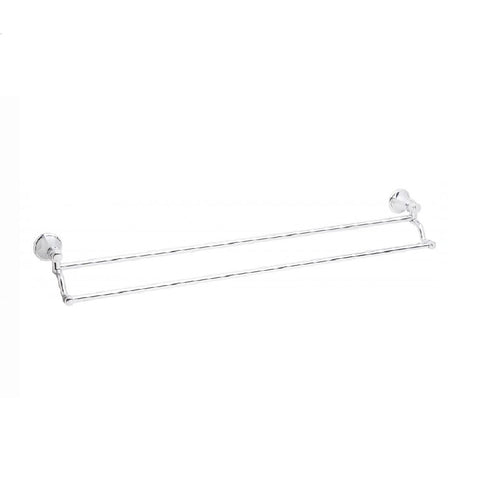 Phoenix Nostalgia Double Towel Rail 760mm Chrome (4358680969276)