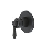 Fienza Eleanor Wall Shower Mixer Matte Black with Matte Black handle (4358688866364)