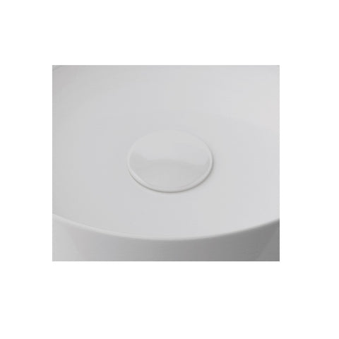 Timberline Allure Round Pop Up Waste Gloss White (4358692995132)