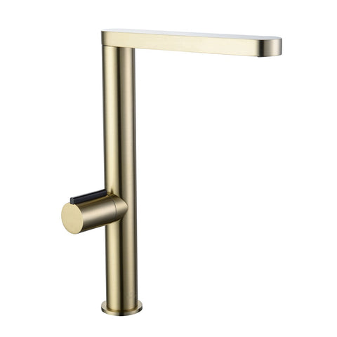 Vito Bertoni Sol Matt Brass & Black Sink Mixer 44502 (4439452909628)