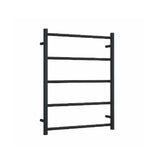 Thermogroup Non Heated Towel Rail Round 630mm W x 800mm H- Matte Black (4358679789628)