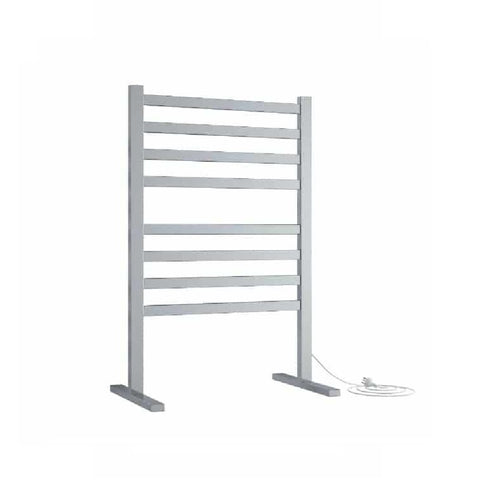 Thermogroup Heated Towel Rail Freestanding Square 590mm W x 900mm H - Chrome (4358680739900)