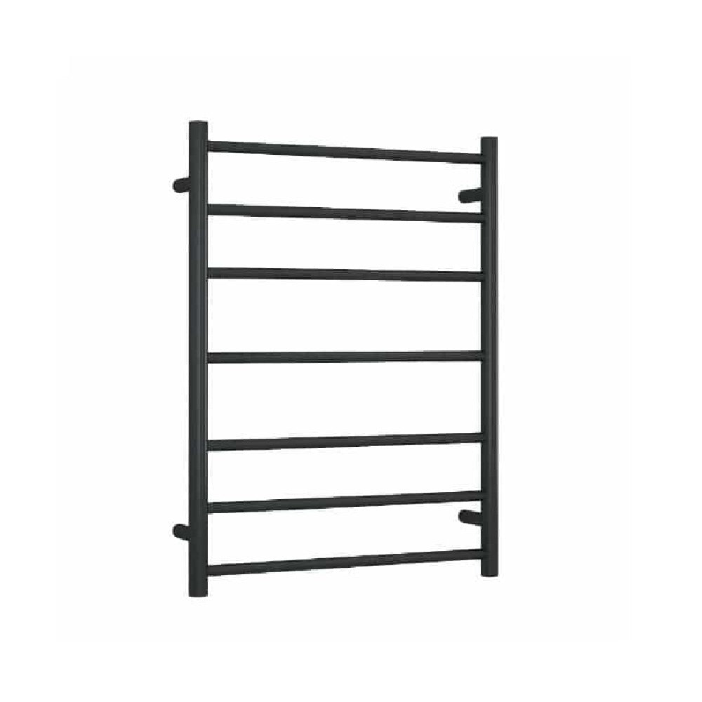 Thermogroup Heated Towel Rail Round 600mm W x 800mm H- Matte Black (4358679920700)