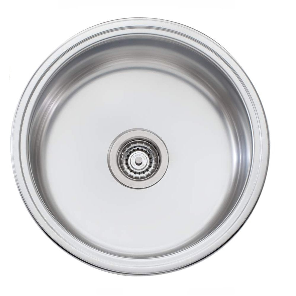 Oliveri Solitaire Sink 490 x 490 Single Bowl Stainless Steel (4358685032508)