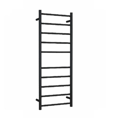 Thermogroup Heated Towel Rail Round 450mm W x 1200mm H- Matte Black (4358679986236)