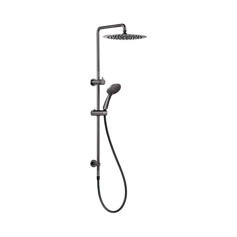 Vito Bertoni Lynx Matte Graphite Eds Round Shower Rain Round 300mm + HS375Mg 98881 (4439450615868)