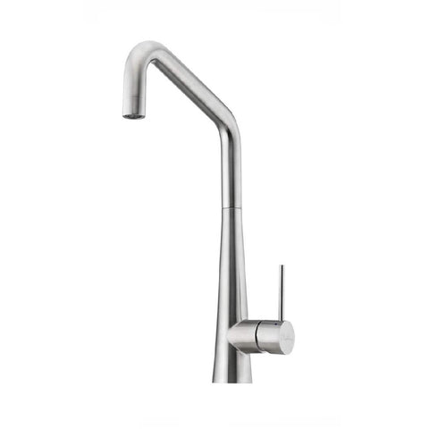 Oliveri Essente Square Gooseneck Sink Mixer Stainless Steel (4358686244924)