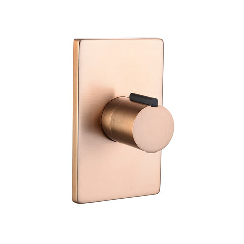 Vito Bertoni Sol Matte Copper & Black Shower Mixer 44325 (4439453106236)