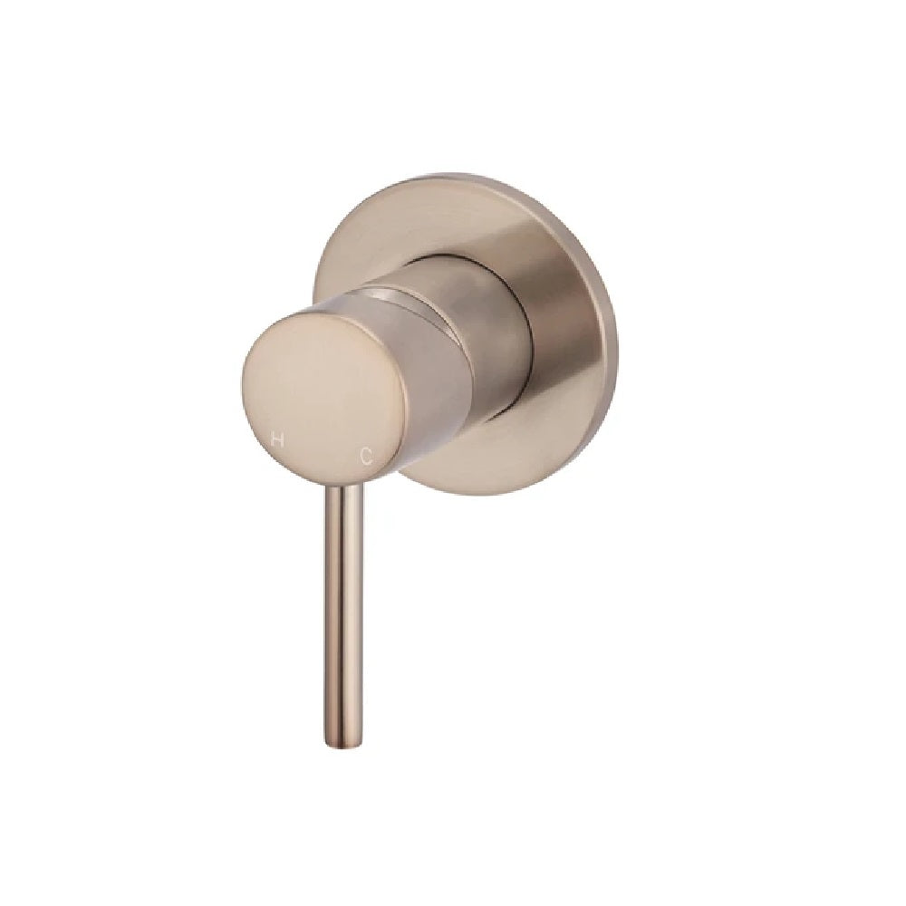 Meir Wall Shower Mixer MW03-CH Champagne (4466422972476)