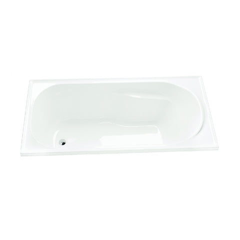 Decina Prima 1665mm Built In Bath White PR1650W (4445922328636)