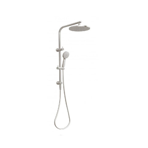 Phoenix Vivid Slimline Twin Shower Brushed Nickel (4469839102012)