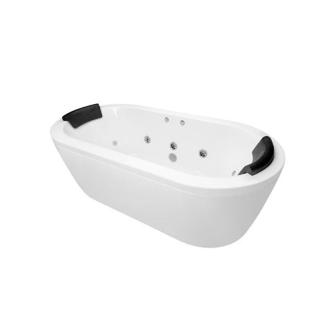 Decina Mintori 1790 Dolce Vita Spa Bath (18 Jets) Freestanding White MI1800FSDVSPAWC (4445923442748)