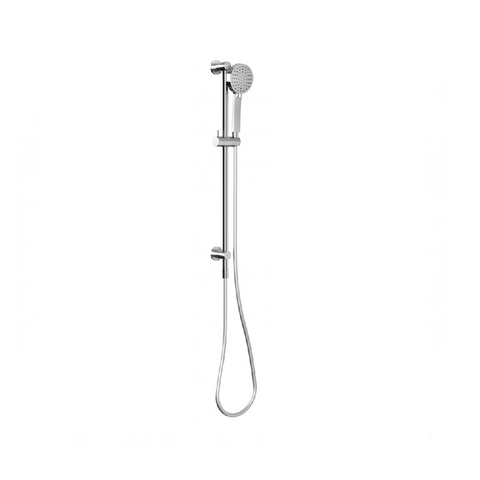 Phoenix Vivid Slimline Water Through Shower Rail Chrome (4414610702396)