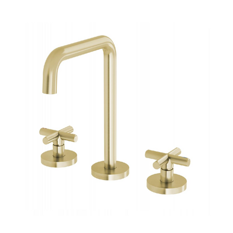 Phoenix Vivid Slimline Plus Basin Set Brushed Gold (4414609981500)