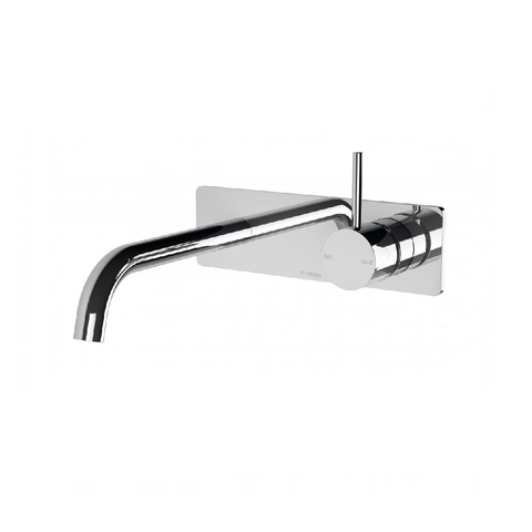 Phoenix Vivid Slimline Up Wall Basin/ Bath Mixer Set Chrome (4414610538556)