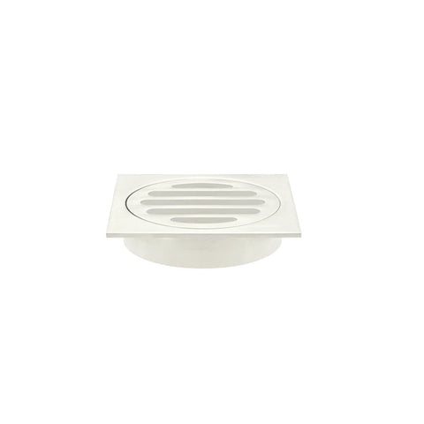 Meir Grate Shower Drain 80mm outlet Square Floor - PVD Brushed Nickel MP06-80-PVDBN (4476083404860)