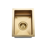 Meir Kitchen Sink Mini - Single Bowl 322 x 222 - Brushed Bronze Gold MKSP-S322222-BB (4476082946108)