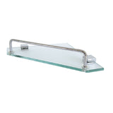 Fienza Modena Glass Corner Shelf Single Chrome 230B (4488982659132)