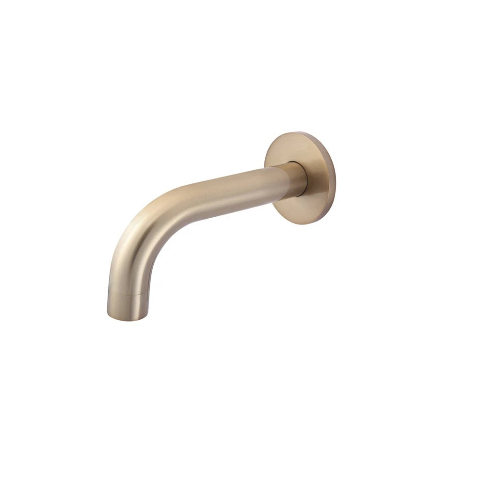Meir Spout 130mm Round Curved - Champagne MS05-130-CH (4476085731388)