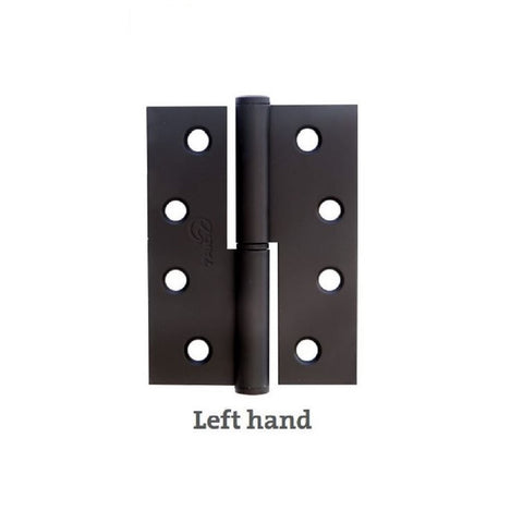 Trio Revive Butt Hinge Architectural Lift Off Left Hand 100x75x2.5mm Black (Pack 2) BR2-175LOLHBL