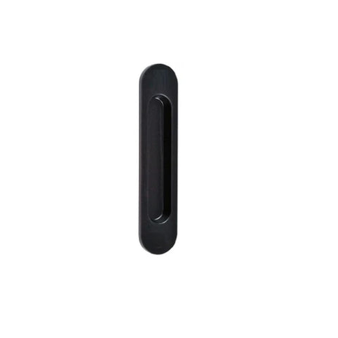 Trio Revive Concealed 120x40mm Circular Sliding Door Pull Black (Pack 2) BWRSP120BLK