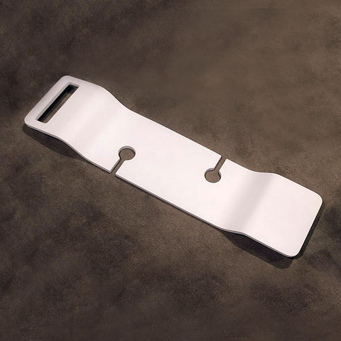 Kaskade Bath Caddie White Wood 100mm CADW