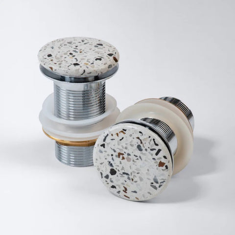 Eight Quarters Basin Terrazzo Oval Mini Pod Como (Inc. Waste) EQXITE2-C