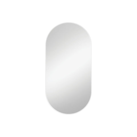 Fienza Empire Matte White Framed Mirror 450 x 900mm FMP4590W