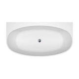 Fienza Keeto 1500mm Back to Wall Acrylic Bath White FR651500