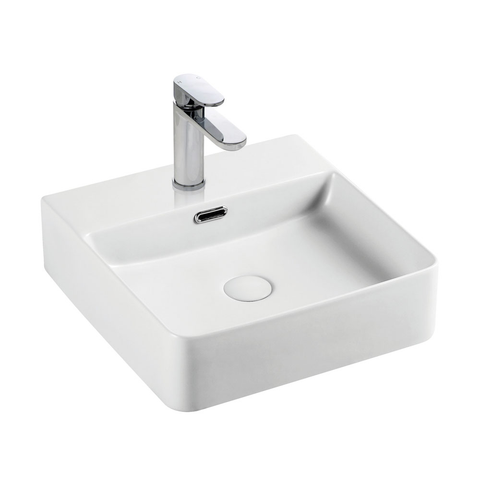 Fienza Petra Mini Above Counter Basin 1TH White RB2177 (4488980234300)
