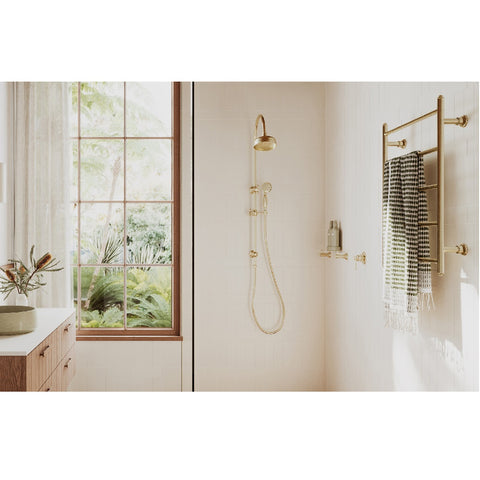 Phoenix Cromford Twin Shower Brushed Gold 134-6510-12