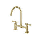 Phoenix Cromford Exposed Sink Set Brushed Gold 134-1070-12