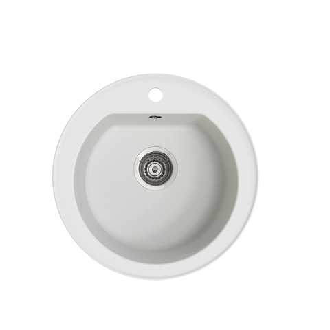 Seima Icaria Sink 510D White 1B One Taphole 191074 (4516805410876)