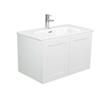 Fienza Joli Mila 750mm Wall Hung Vanity Unit Left Drawers White JOL75ML