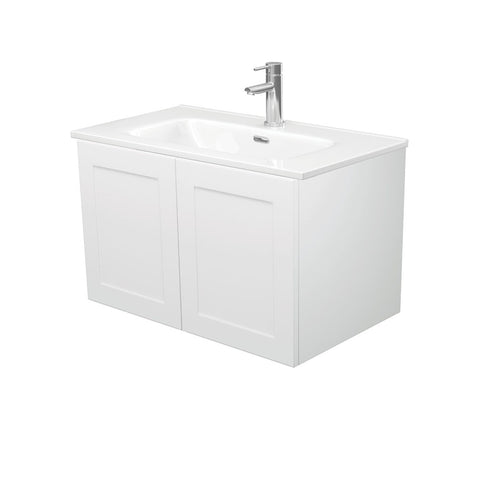 Fienza Joli Mila 750mm Wall Hung Vanity Unit Right Drawers White JOL75MR