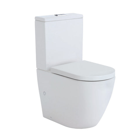 Fienza Koko Toilet Suite S Trap 160-230mm Matte White K002MWB