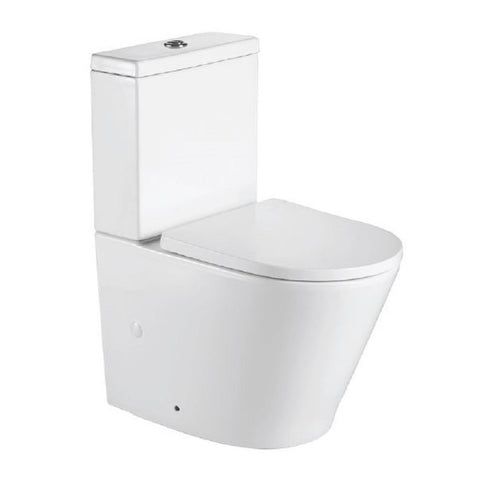 Decina Ledo Toilet Suite Rimless Back to Wall White LITSWFR (PRTSWFR)