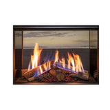 Rinnai  Gas Fire LS 800 Flametech Log set with Control Remote